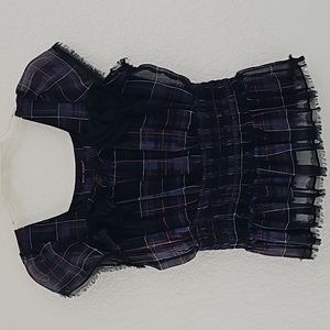 Betsey johnson plaid top
